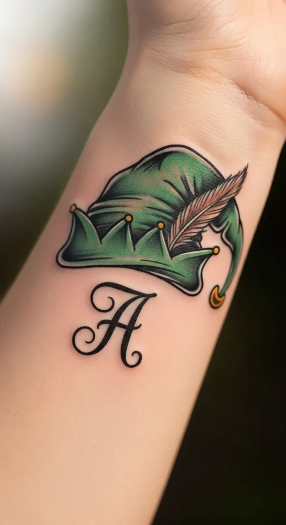 Elf Hat With a Name Initial