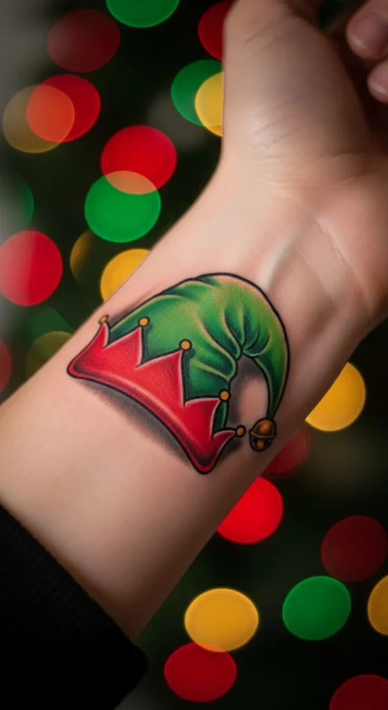  Red-Trimmed Holiday Hat