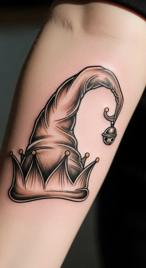 Elf Hat With Curved Tip