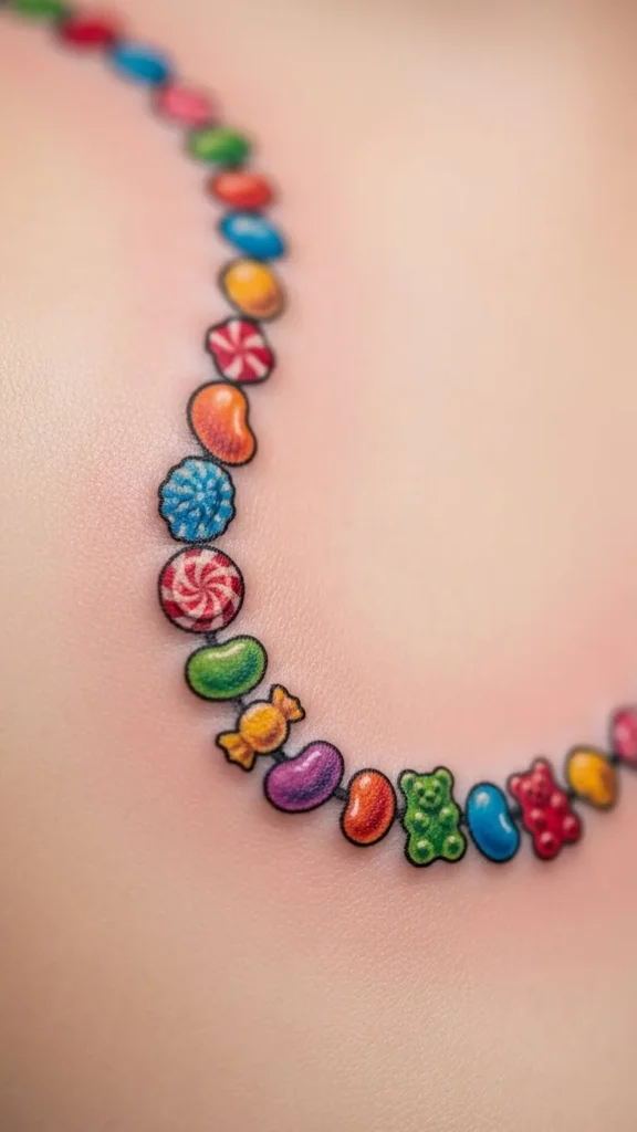 Christmas Candy Garland Curve