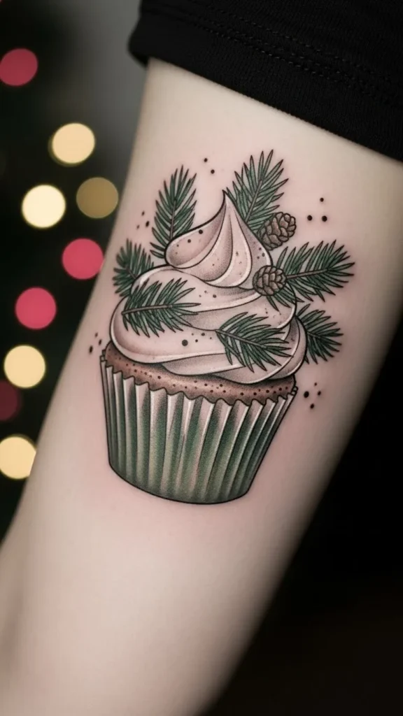  Cupcake With Tree Branch Accents