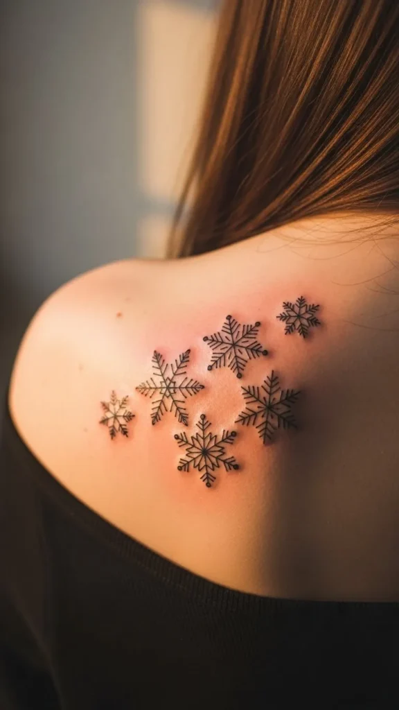 Delicate Back-of-Shoulder Cluster