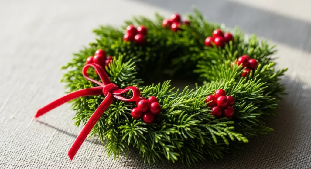How to Design a Mini Christmas Wreath Tattoo That Looks Elegant