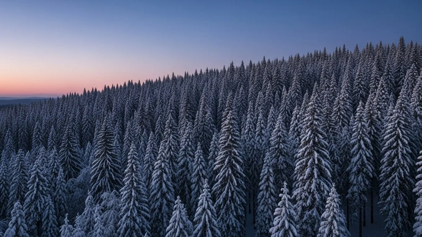 How to Design a Stunning Winter Forest Silhouette Tattoo