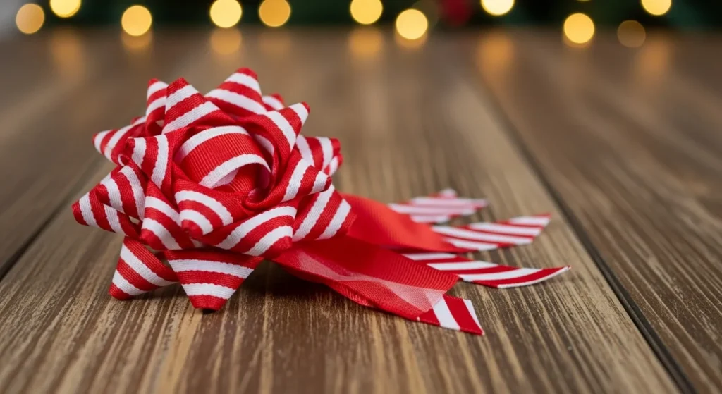How to Draw a Candy Cane Bow Tattoo That Looks Sweet & Festive
