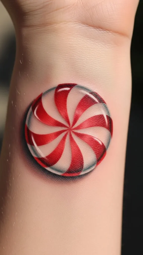Peppermint Swirl Wrist Candy