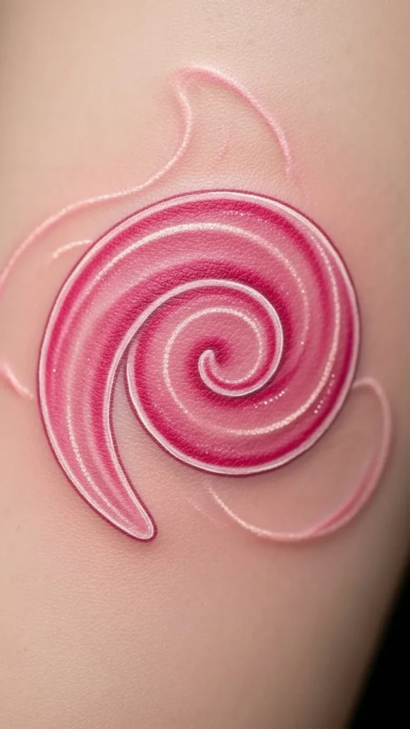 Pink Candy Twirl