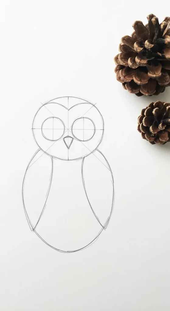 Start With the Basic Owl Shapes