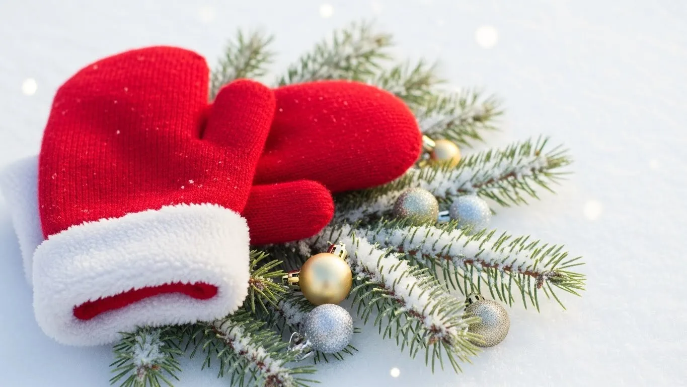 25 Cozy Santa Glove Tattoos That Feel Cute & Whimsical