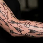 28 Dynamic Arrow Sleeve Tattoos That Tell Romantic Stories