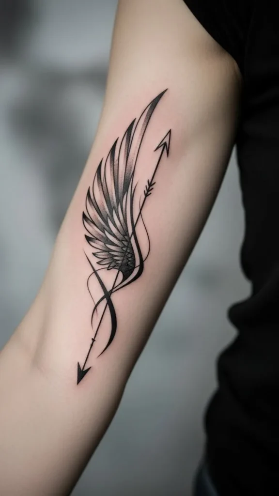 Abstract Wing and Arrow Shapes