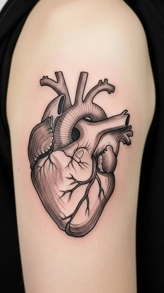 Anatomical Heart with Minimal Shadows