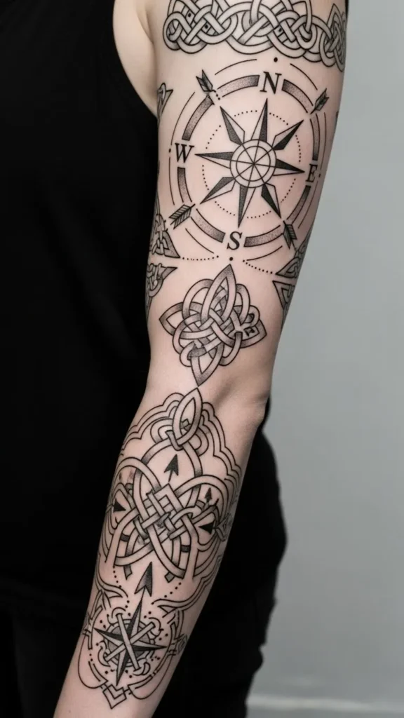 Ancient Compass Knot Sleeve