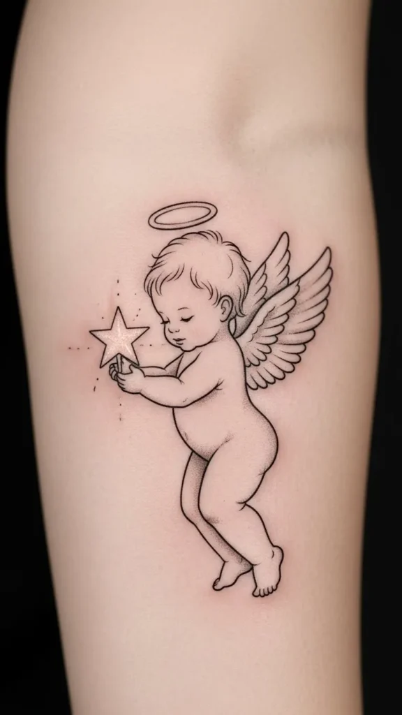 Angel Holding a Small Star