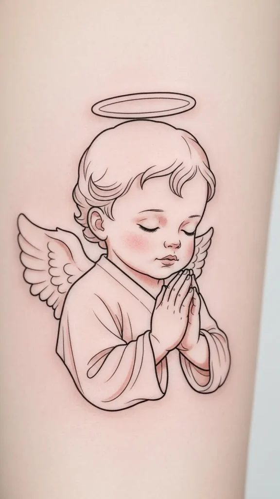 Angel With Folded Hands