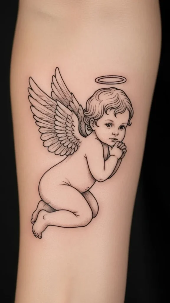 Baby Angel With a Tiny Halo