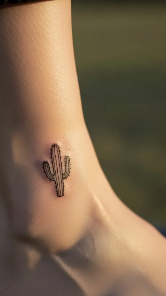 Care for Your Tiny Cactus Tattoo