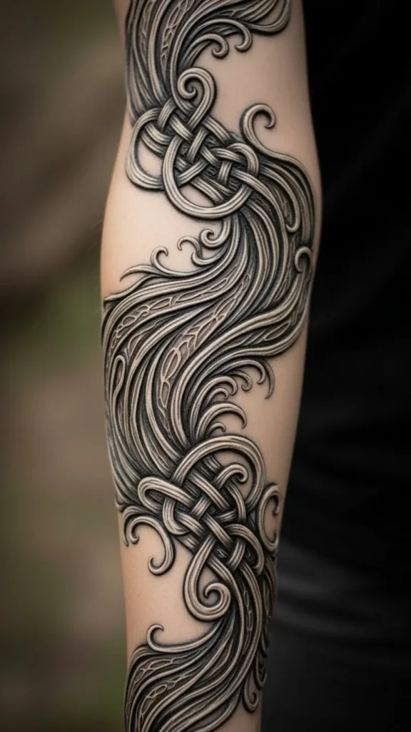 Celtic River Knot Sleeve
