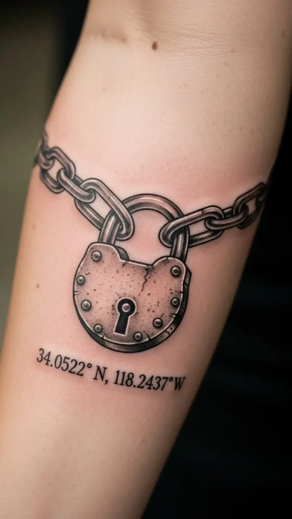 Chain and Lock with Coordinates