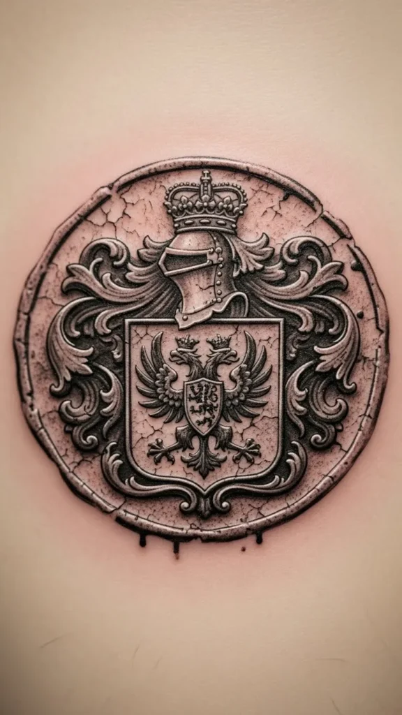 Circular Heraldic Seal