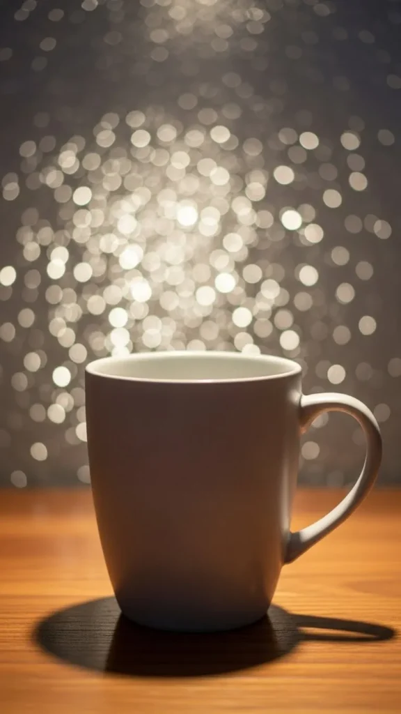 Cocoa Cup With Decorative Dots