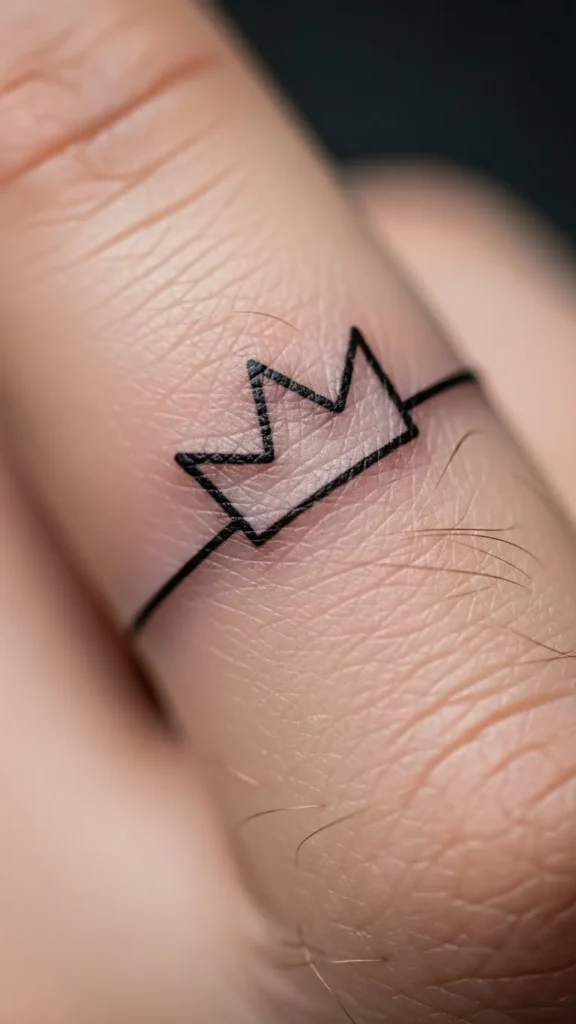 Crown Outline Ring