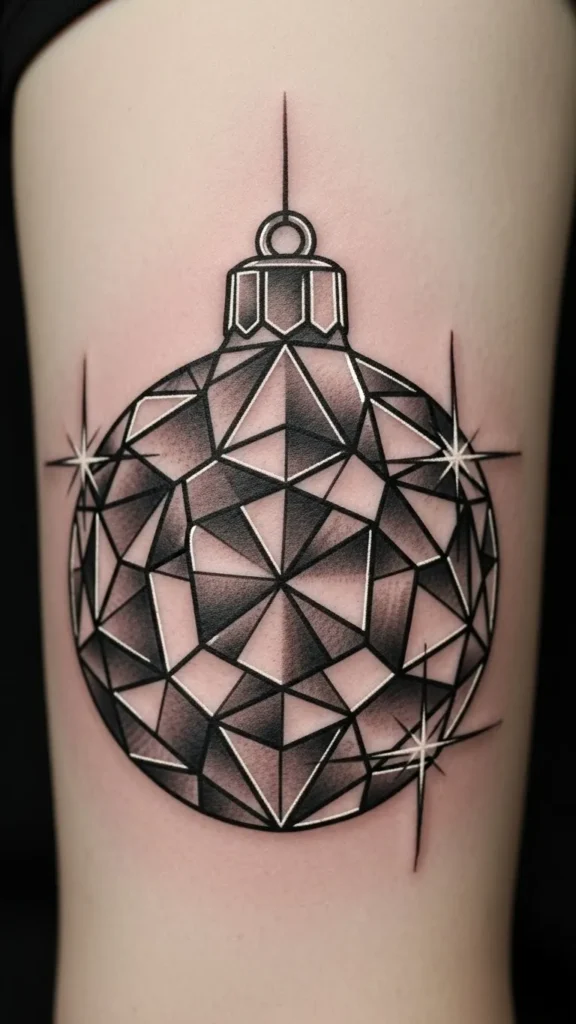 Crystal-Cut Ornament Tattoo