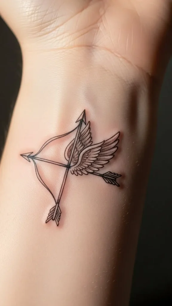 Cupid-Inspired Arrow with Small Wings