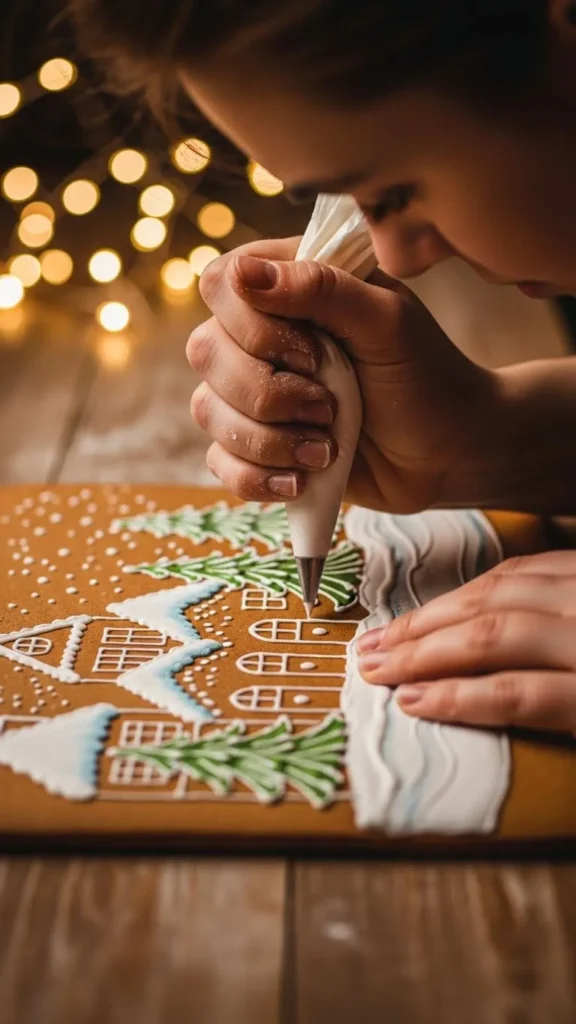 Decorate With Classic Icing Lines