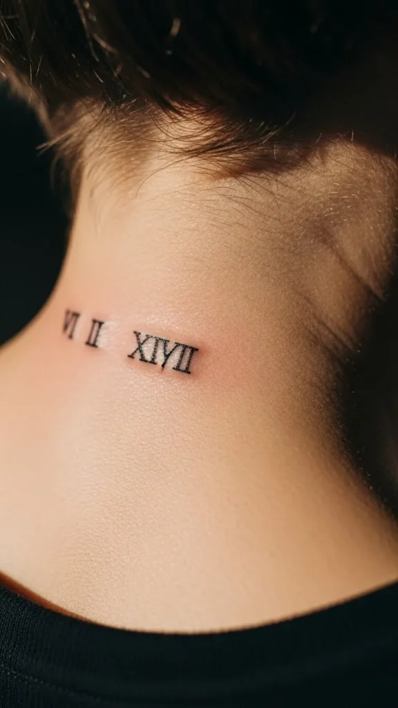 Delicate Roman Numeral