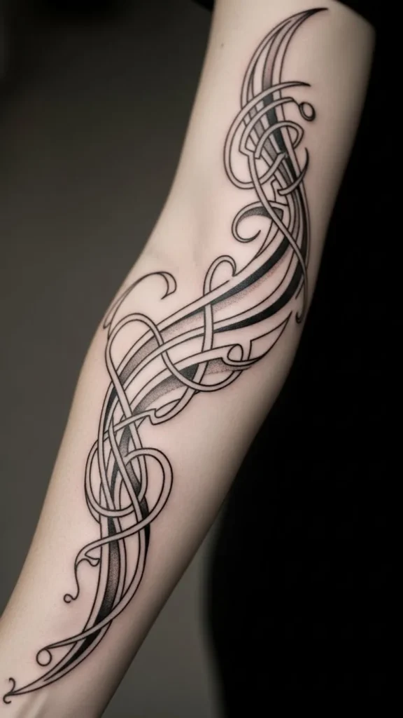 Eternal Line Knot Sleeve