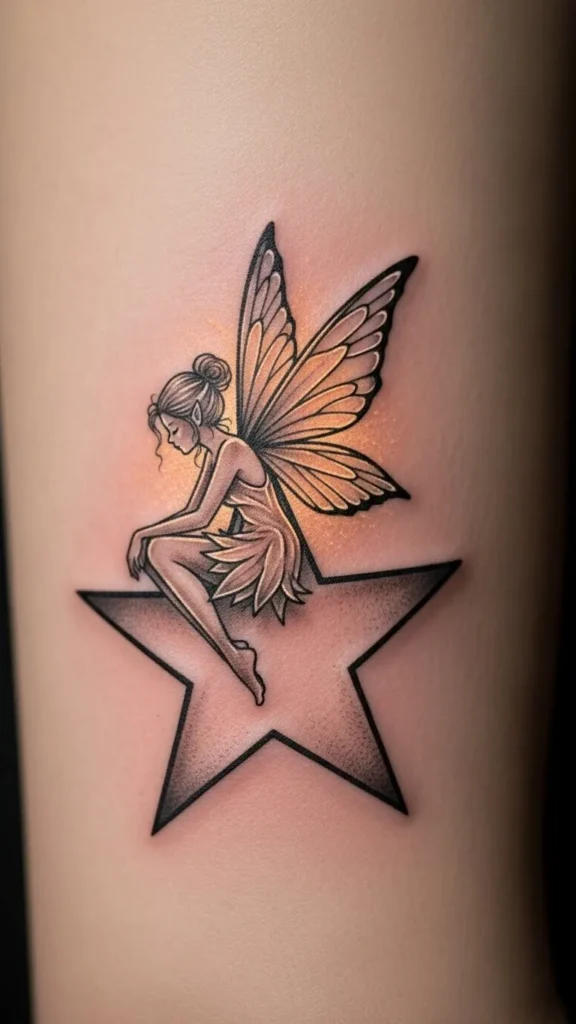 Fairy Sitting on a Star