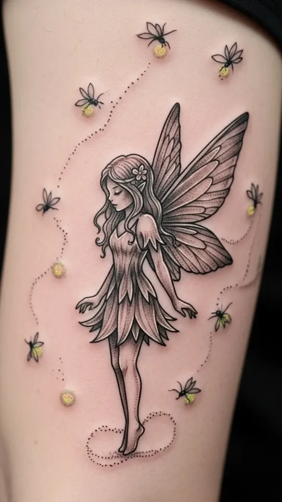 Fairy and Firefly Scene