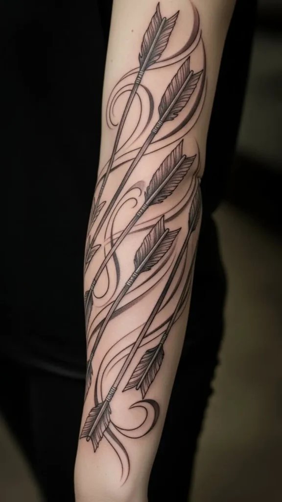 Feathered Arrow Romance Sleeve