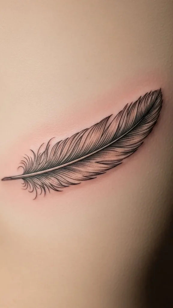 Fine-Line Feather