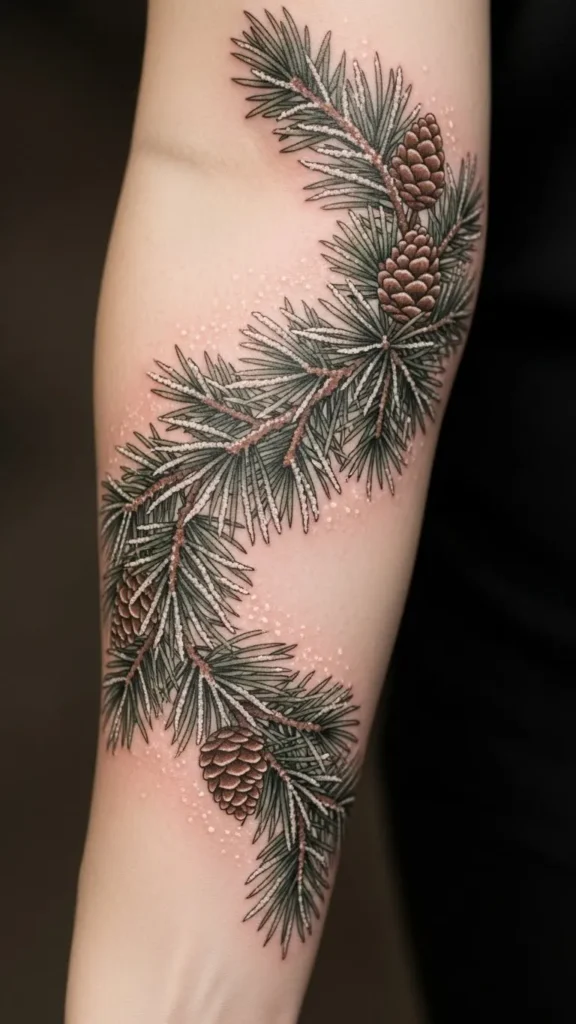 Frosted Garland Strand