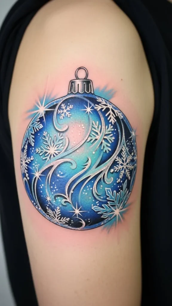 Frozen Blue Ornament