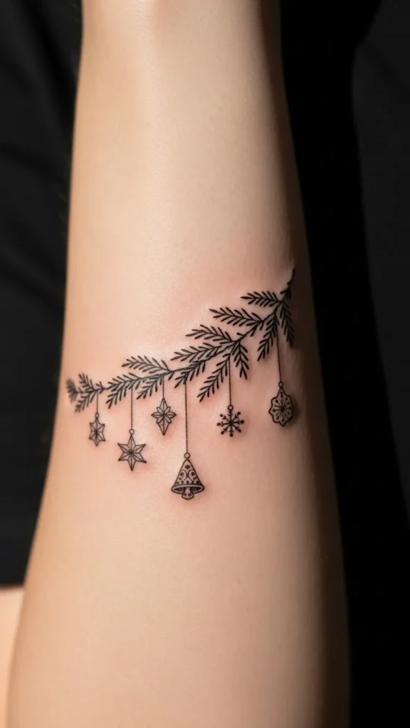 Garland With Hanging Ornaments