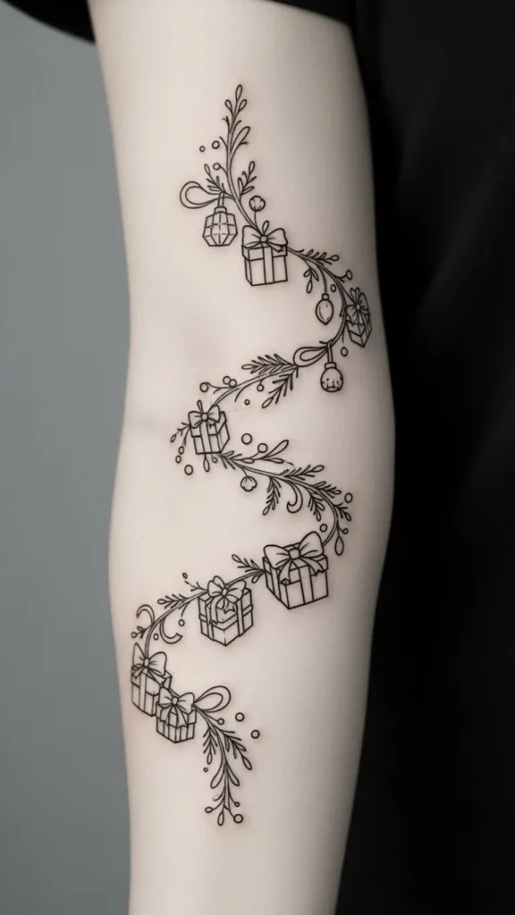 Garland With Mini Gift Boxes