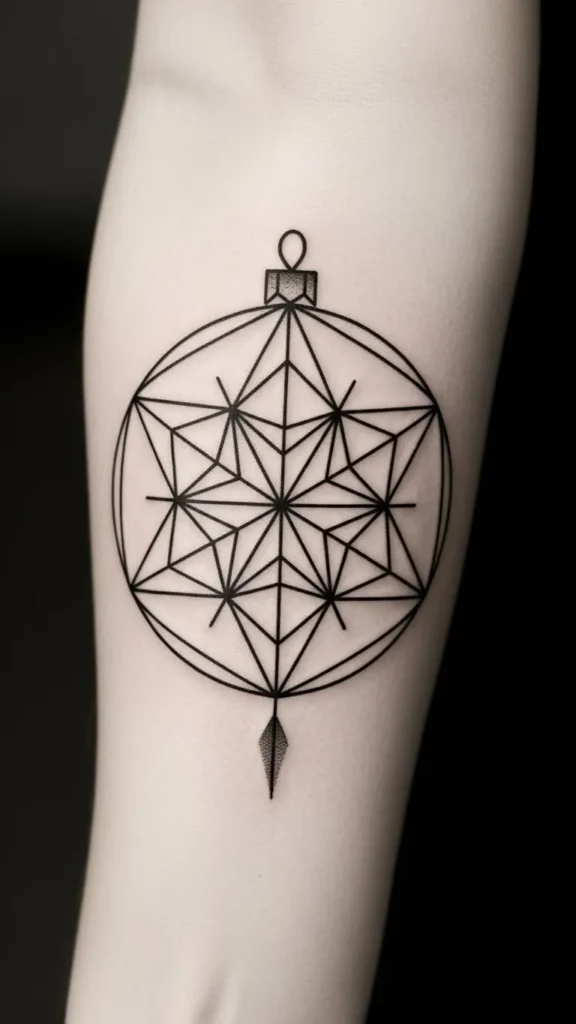 Geometric Line Ornament