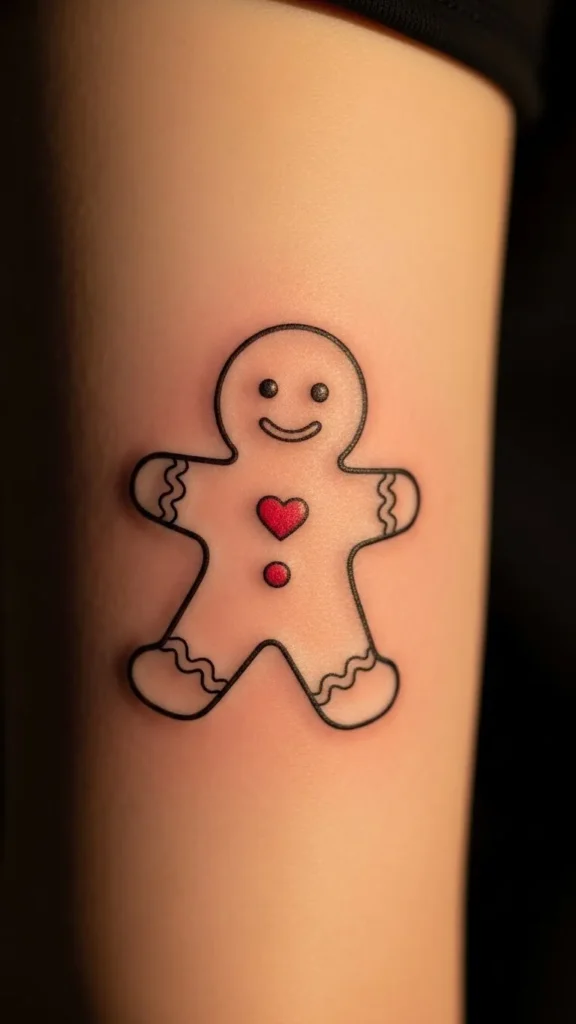 Gingerbread Heart Outline