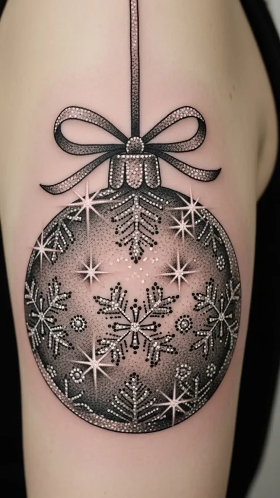 Glitter-Shine Ornament Tattoo