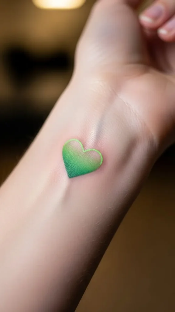 Gradient Green Heart