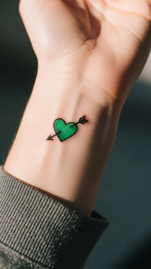 Green Heart Arrow