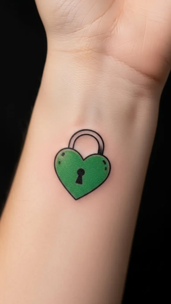 Green Heart Lock