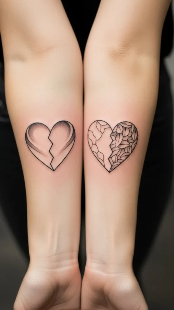 Half-Heart Matching Design