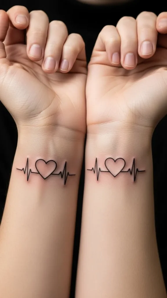 Heart Beat Line Pair