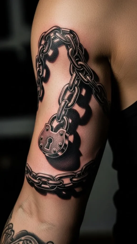 Heavy Chain with Small Lock