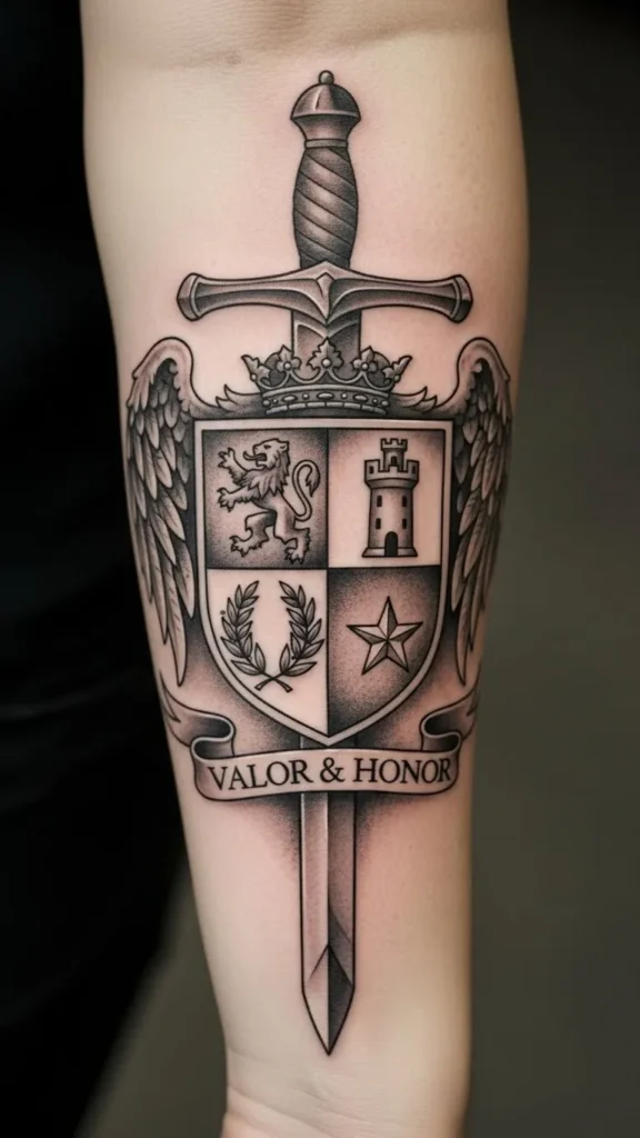 Heraldic Sword Emblem