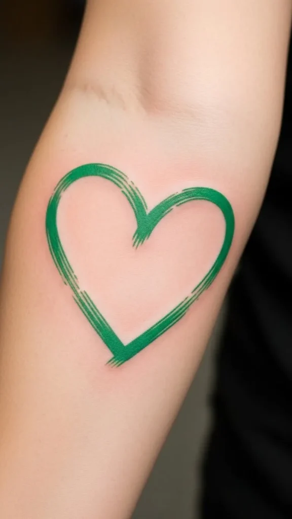 Hollow Brushstroke Heart